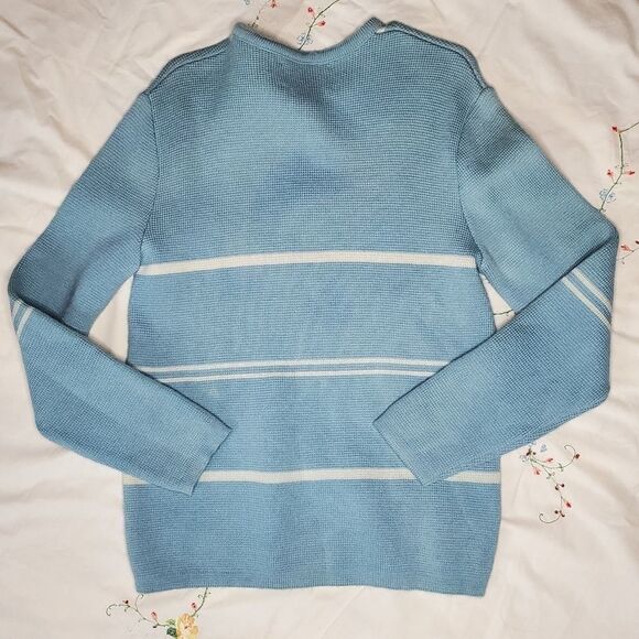 Lido of California pure Virgin wool light Blue sweater - Picture 4 of 10